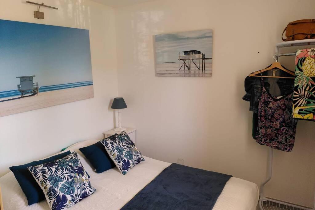 Nid Douillet F2, Clim, Jardin, Piscine, Parking, Plage 200 M Palavas Zewnętrze zdjęcie